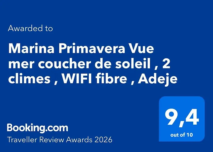 Marina Primavera Vue Coucher De Soleil , 2 Climes , Wifi Fibre , Adeje